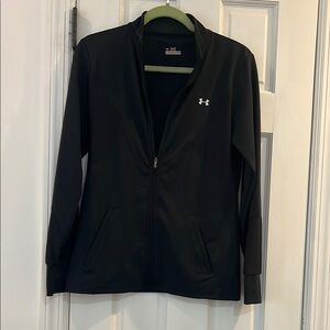 Under Armour Black Utility Jacket Full-Length Zipper
